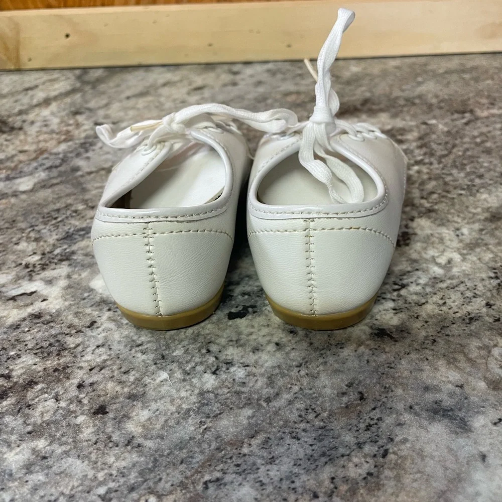 Vintage Small Steps White Crib Shoes Made USA
